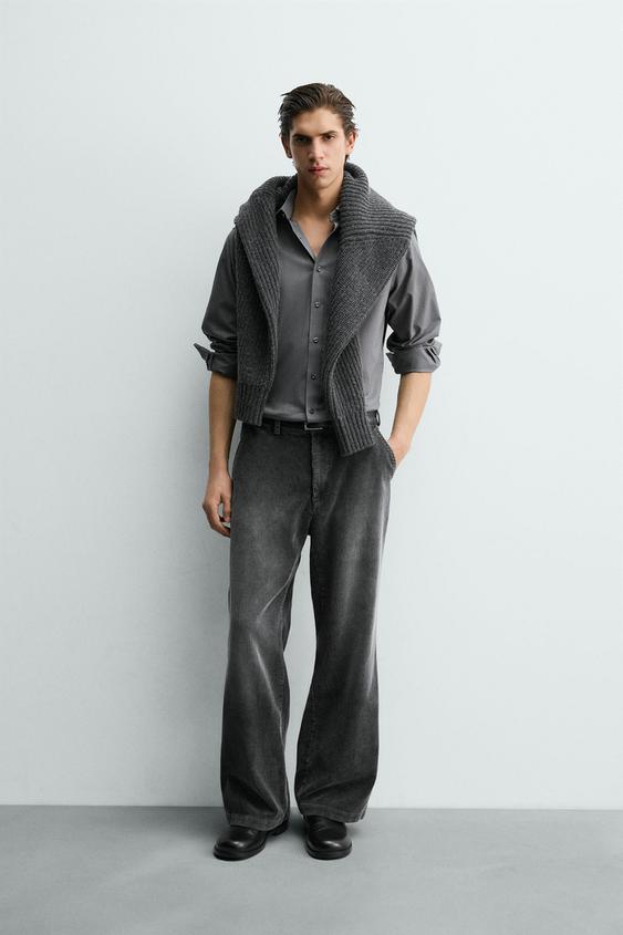 RELAXED FIT CORDUROY PANTS