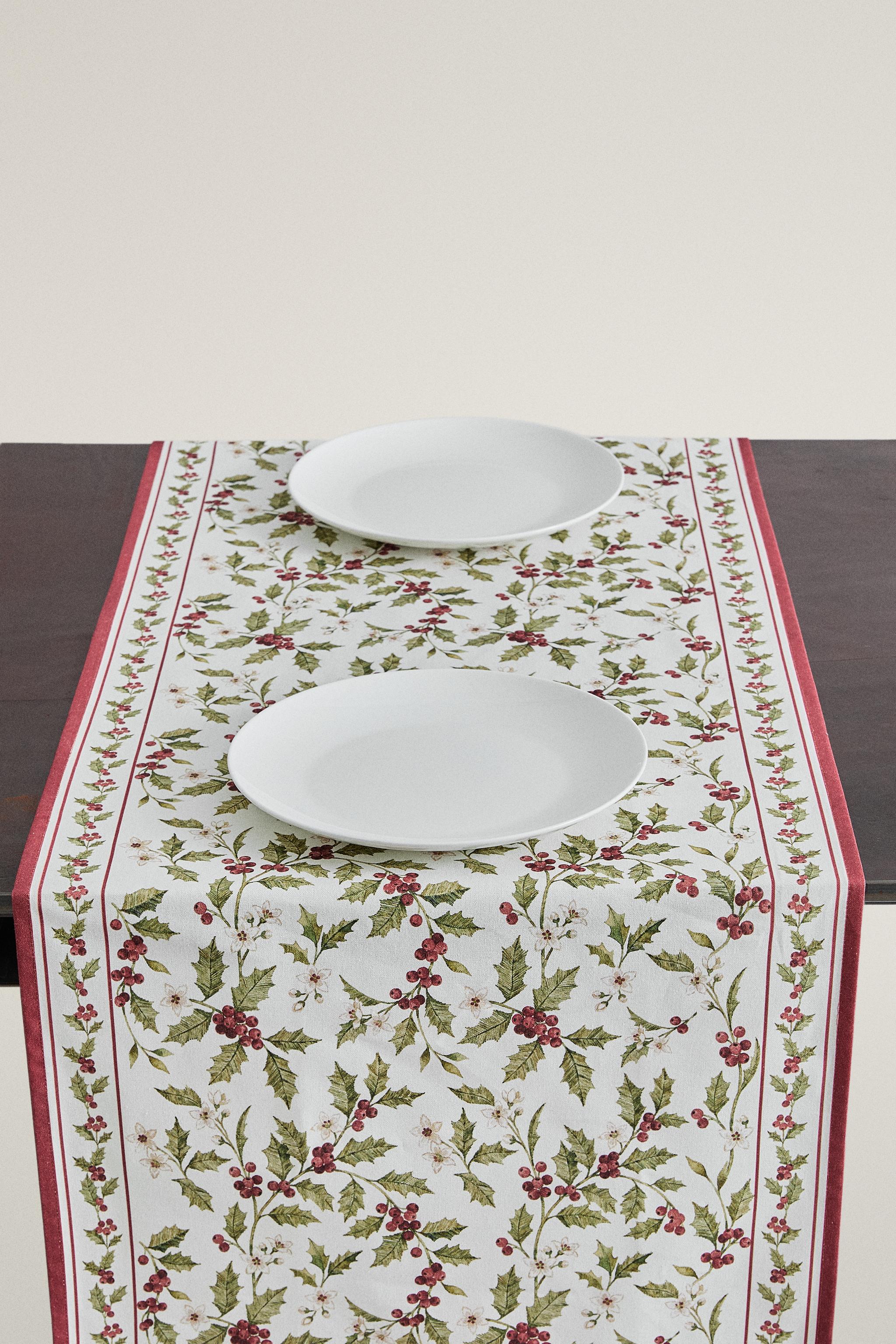 CHEMIN DE TABLE HOUX NOËL
