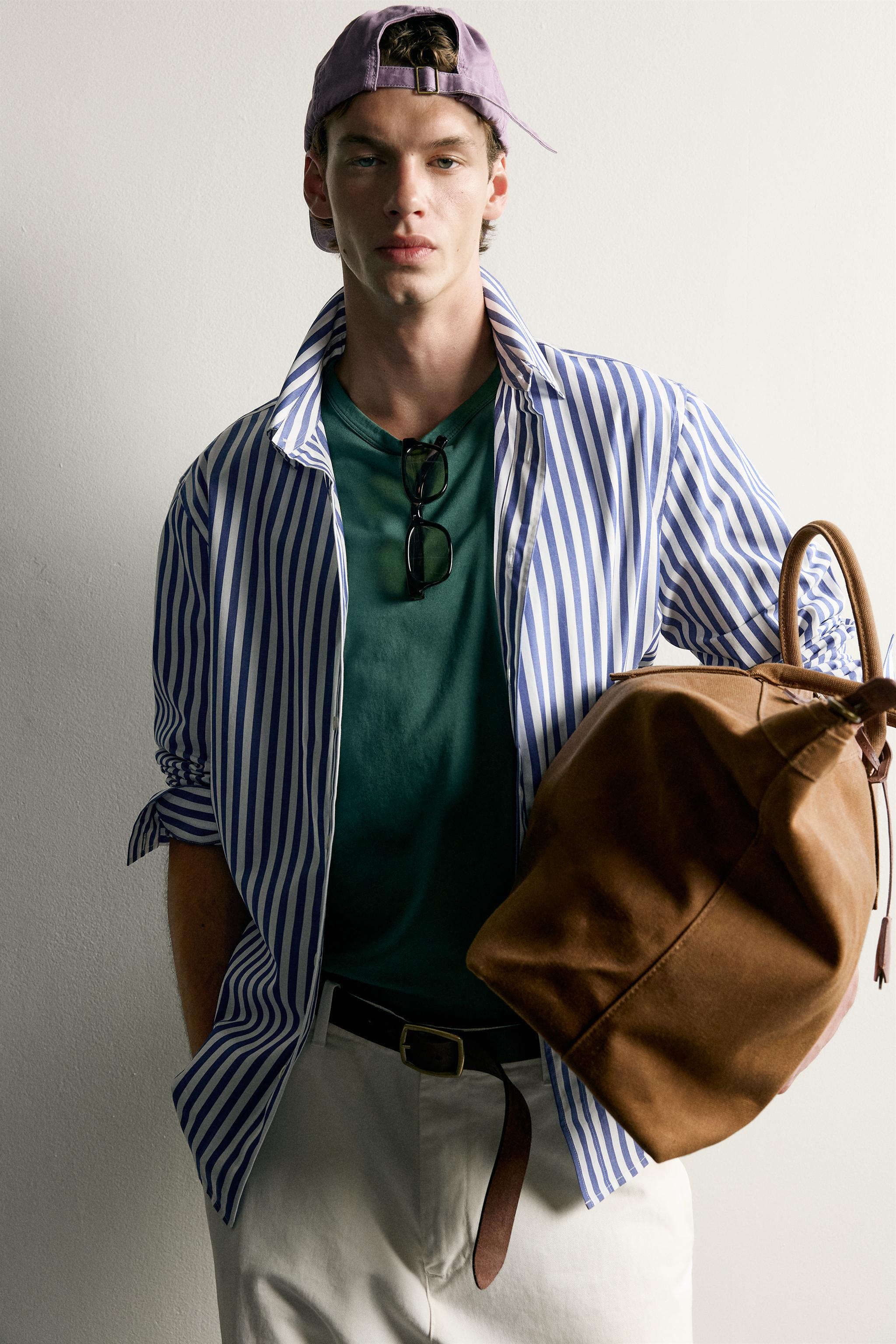 STRIPED RELAXED FIT SHIRT