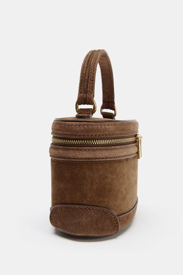 SAC VANITY CUIR - Marron de Zara - Image 4