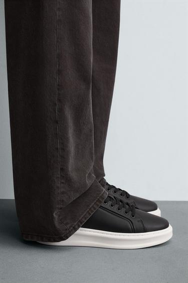 Zara HEEL DETAIL SNEAKERS - Black - Image 0