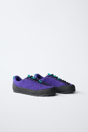 Zara CONTRAST SNEAKERS - Lilac
