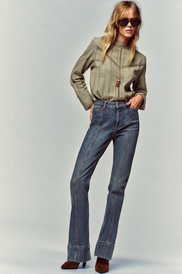 ROMANTIC LACE TRIM SHIRT - mid khaki by Zara - Image 0