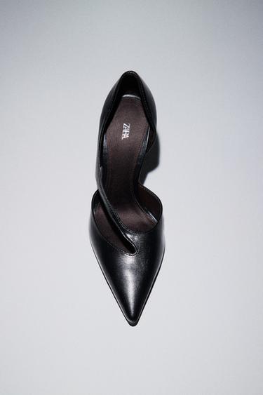 ASYMMETRIC HIGH-HEEL SHOES - Black by Zara
