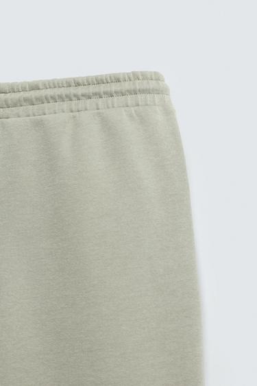 RELAXED FIT INTERLOCK JOGGER TROUSERS - Mint by Zara - Image 8