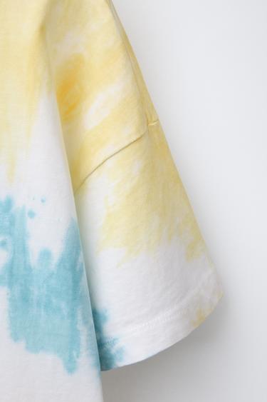 TIE-DYE JOGGING T-SHIRT - Multicoloured by Zara - Image 3