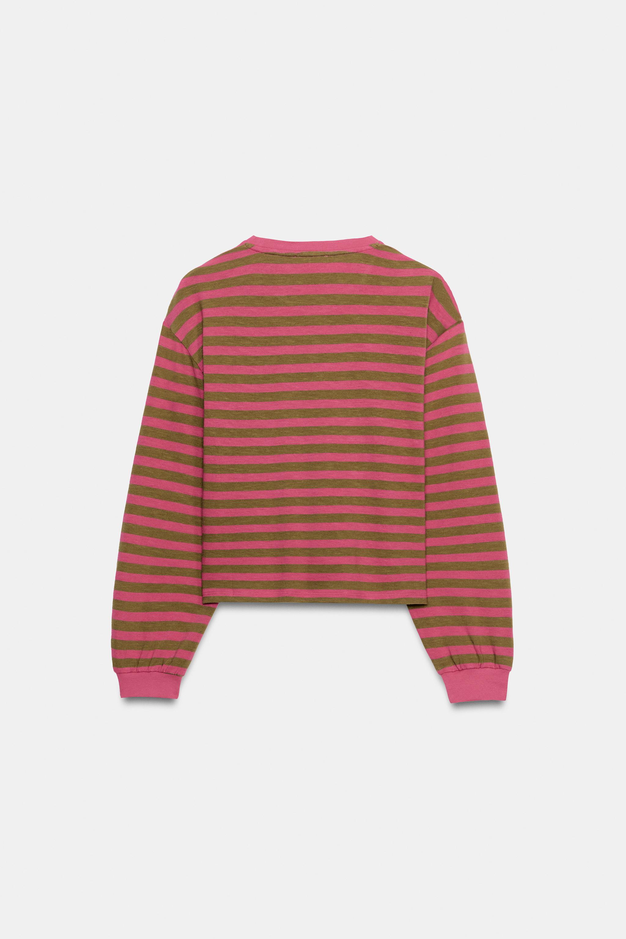 STRIPED LONG SLEEVE T-SHIRT