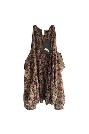 FLORAL CUT OUT BLOUSE