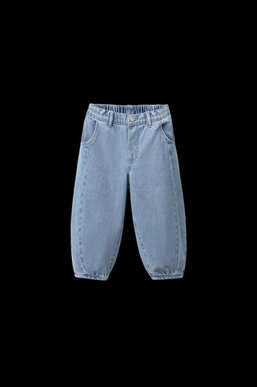 Zara BALLOON JEANS - Mid-blue - Image 0