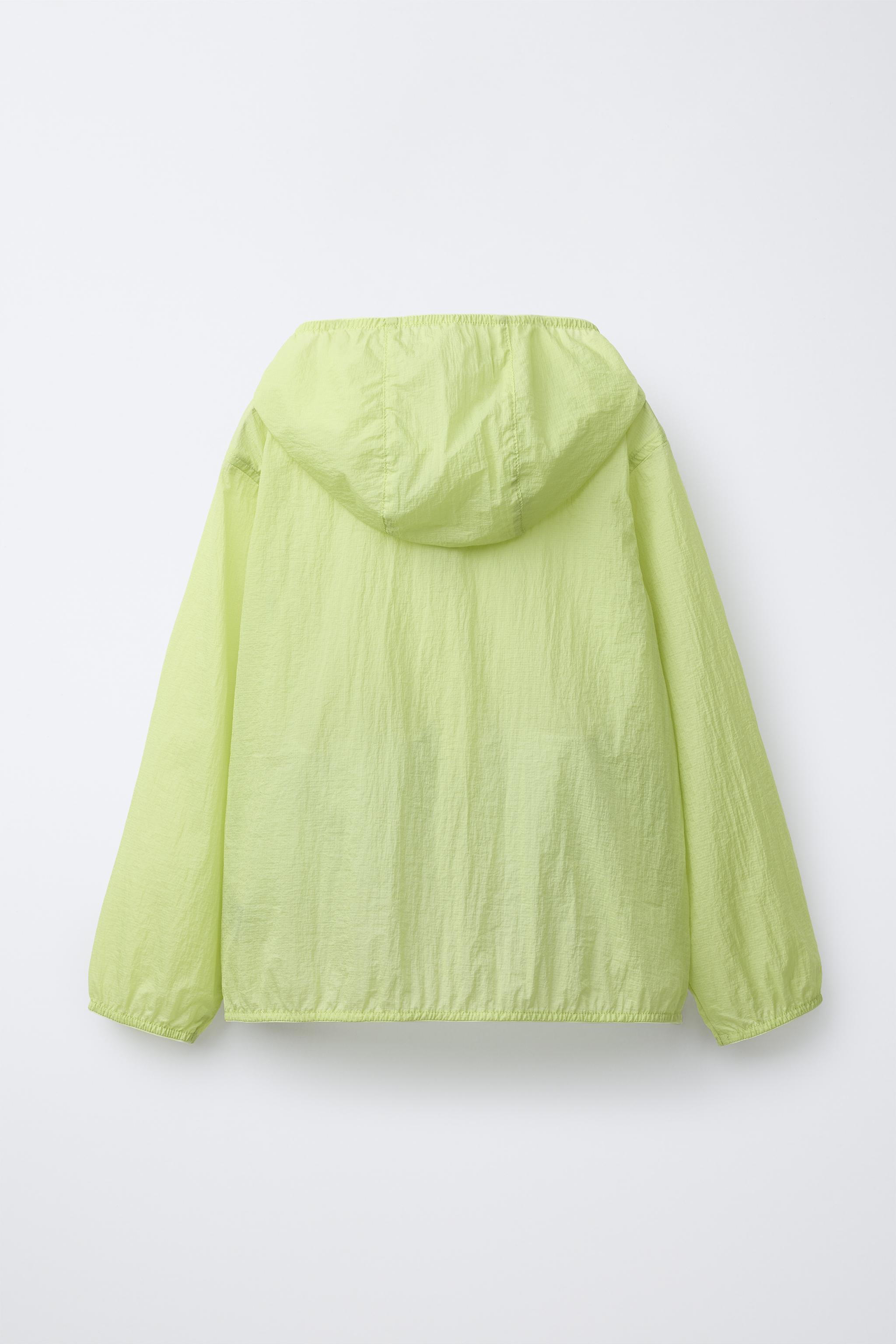軽量ポケッタブルウインドブレーカー - ライム | ZARA Japan / 日本