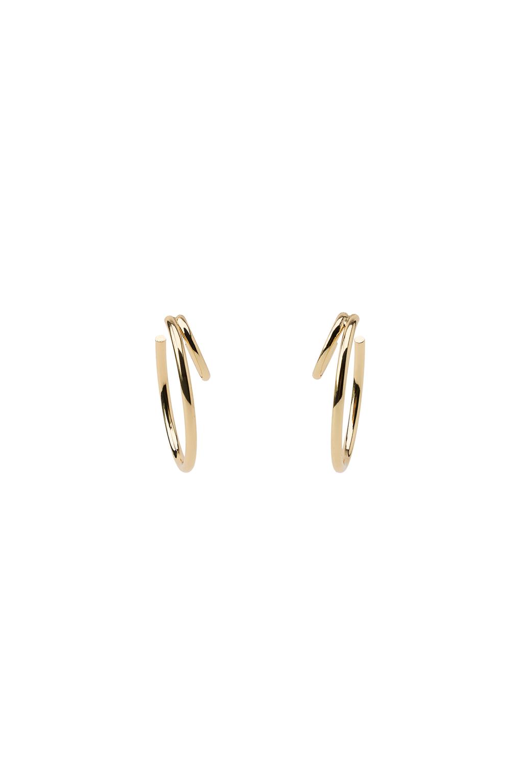 DOUBLE HOOP EARRINGS