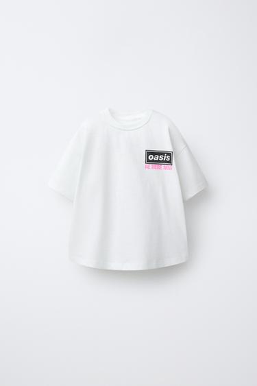 Zara OASIS ® 印花 T 恤 - 白色