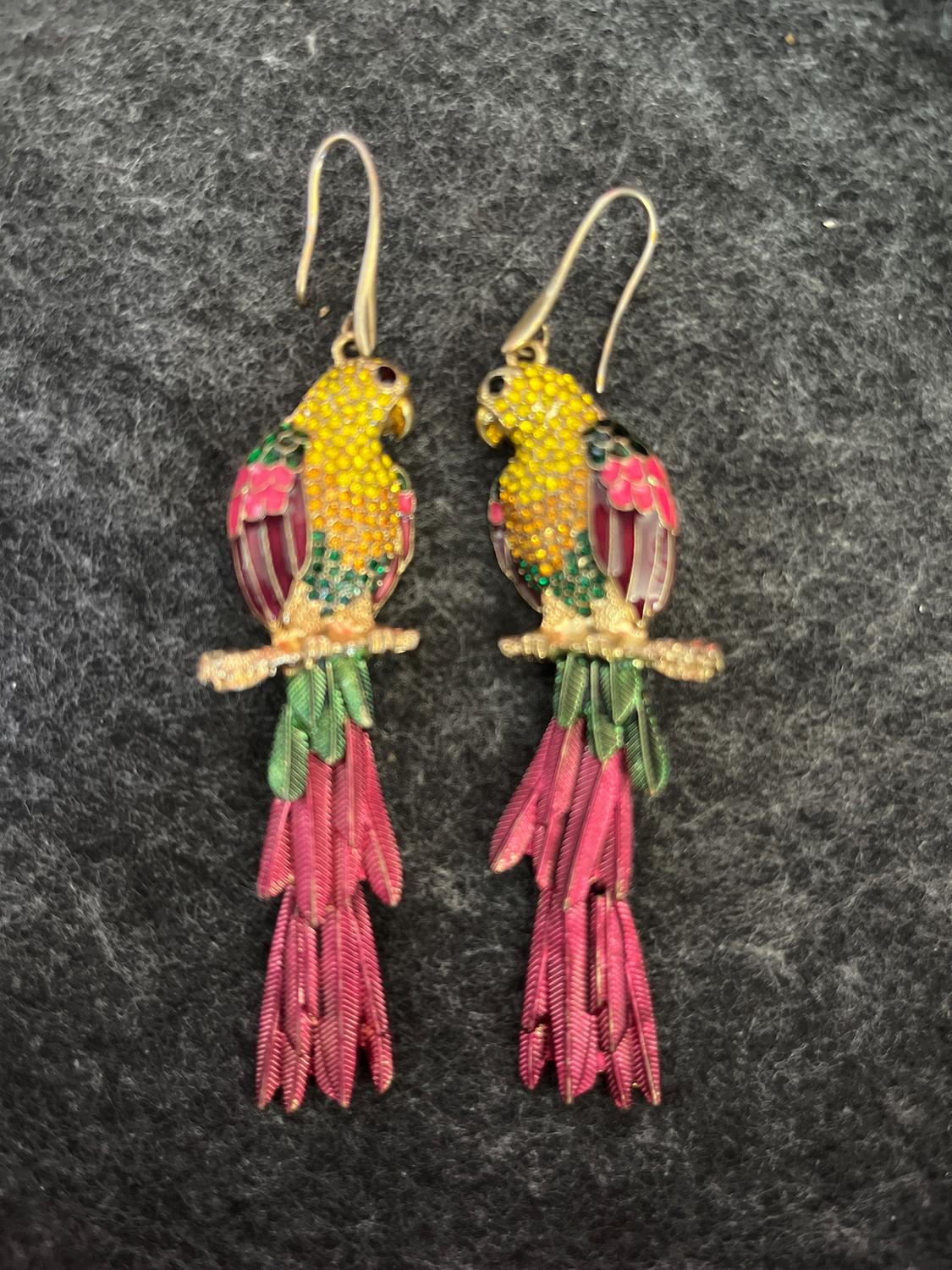 PENDIENTES COLGANTES LOROS - Image 3