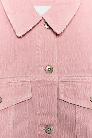 VESTE EN JEAN AVEC POCHES - Rose de Zara - Image 6