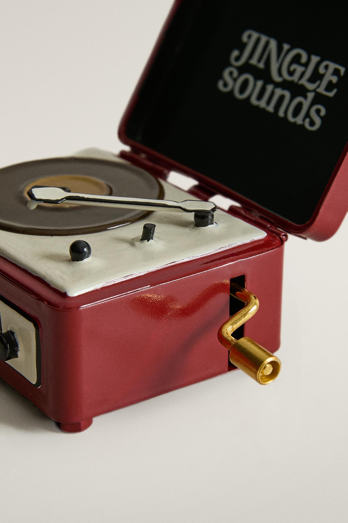 Ёлочные украшения Zara Record Player Christmas Tree Ornament, цвет: Разноцветный — фото 3