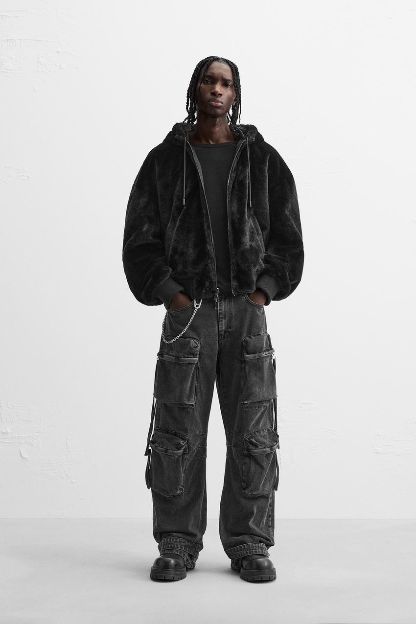 リバーシブルボンバージャケット - ブラック | ZARA Japan / 日本 