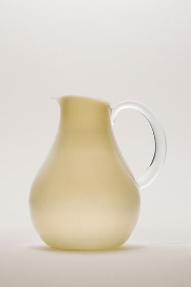 COLOURED BOROSILICATE JUG - Yellow by Zara