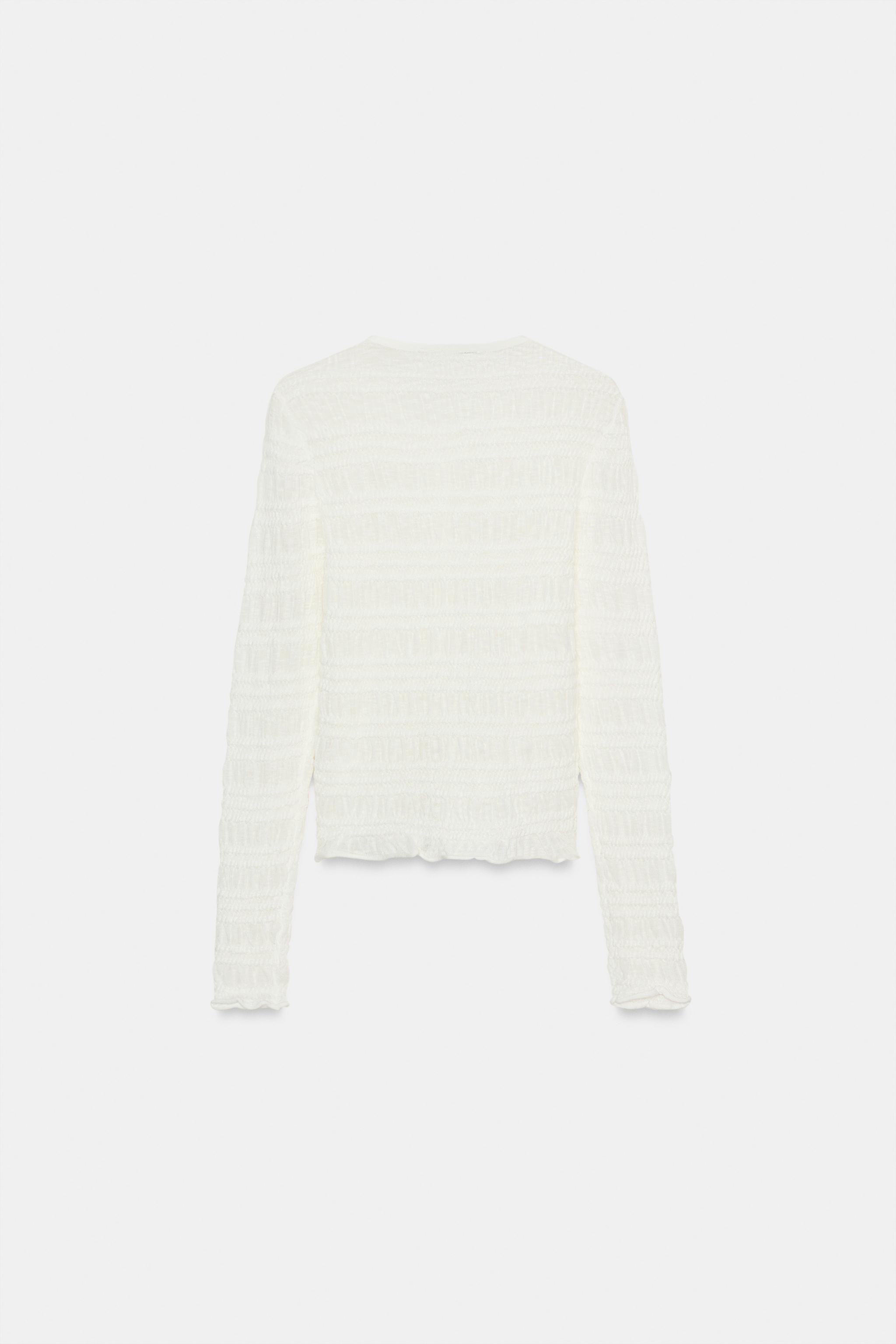 GILET EN MAILLE NID D'ABEILLE