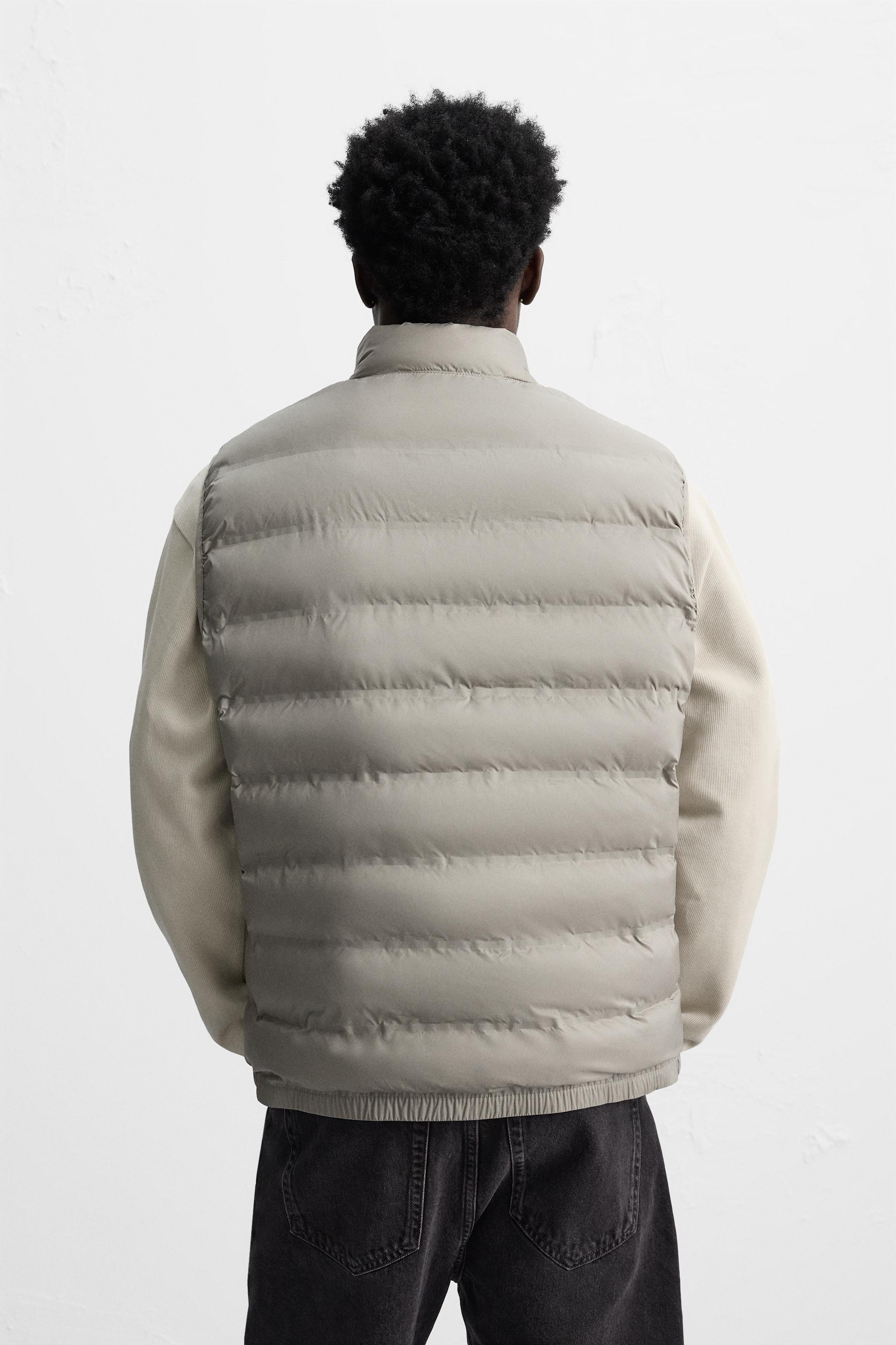 LIGHTWEIGHT PUFFER VEST - Navy blue | ZARA United States