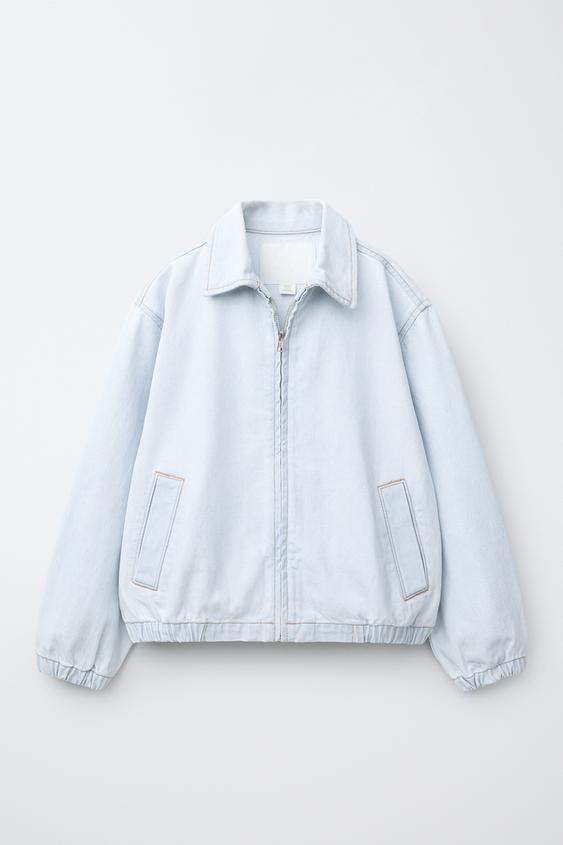 DENIM JACKET - Light blue by Zara - Image 0