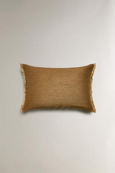 HOUSSE DE COUSSIN LIN - Sable de Zara - Image 2