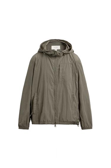 LIGHTWEIGHT TECHNICAL JACKET - Grey green by Zara