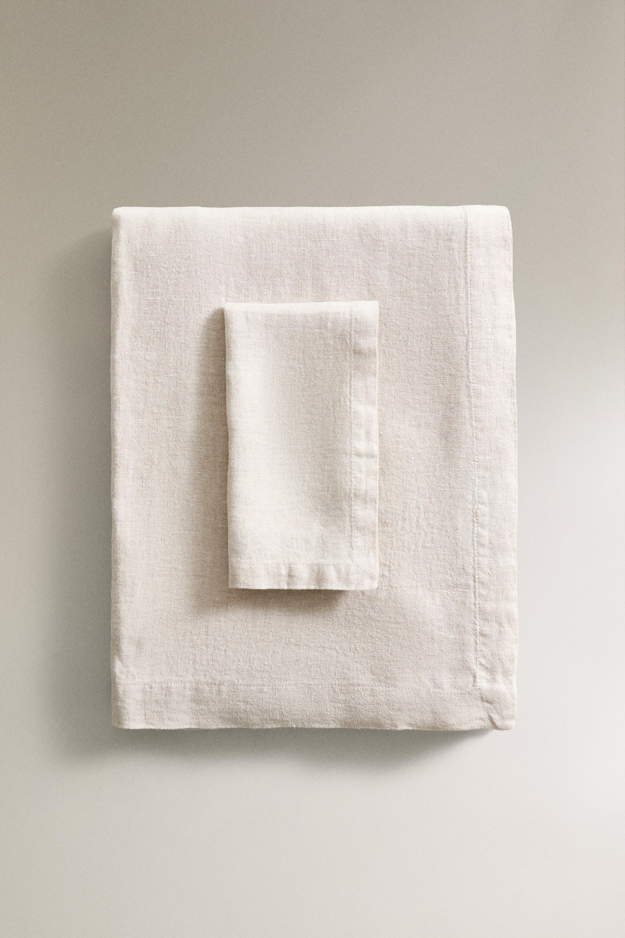 WASHED LINEN TABLECLOTH