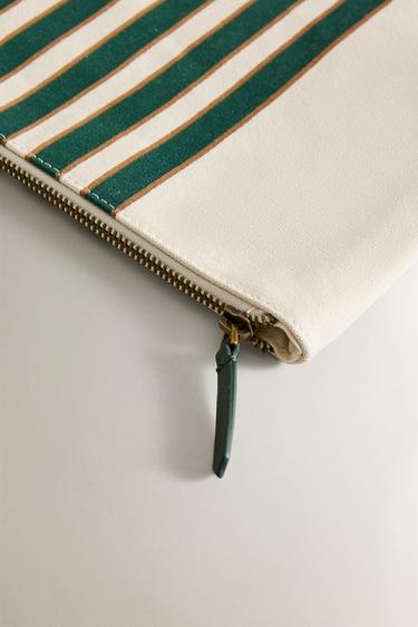 SAC DE VOYAGE RAYÉ - Écru de Zara - Image 3