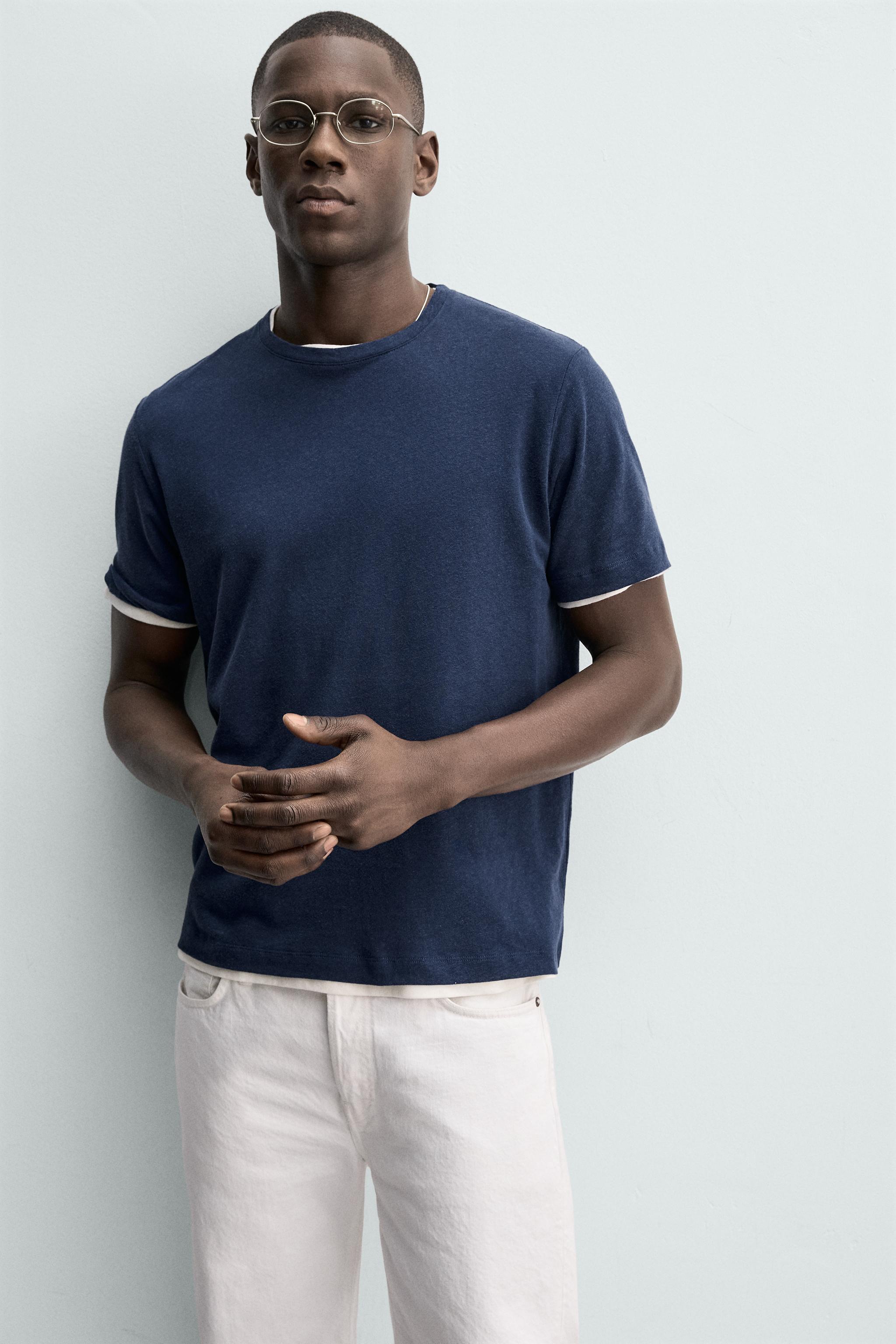 LINEN - COTTON T-SHIRT