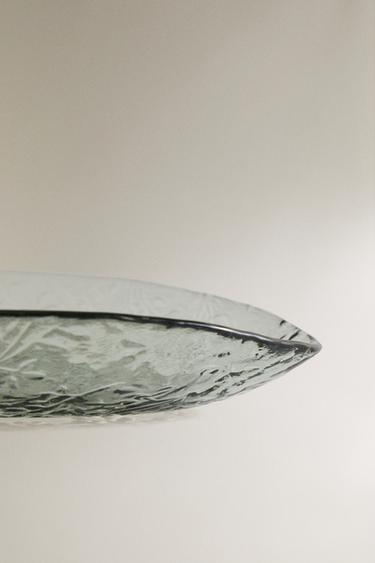 PETIT BOL EN VERRE FLEURI - Vert bleu de Zara - Image 3