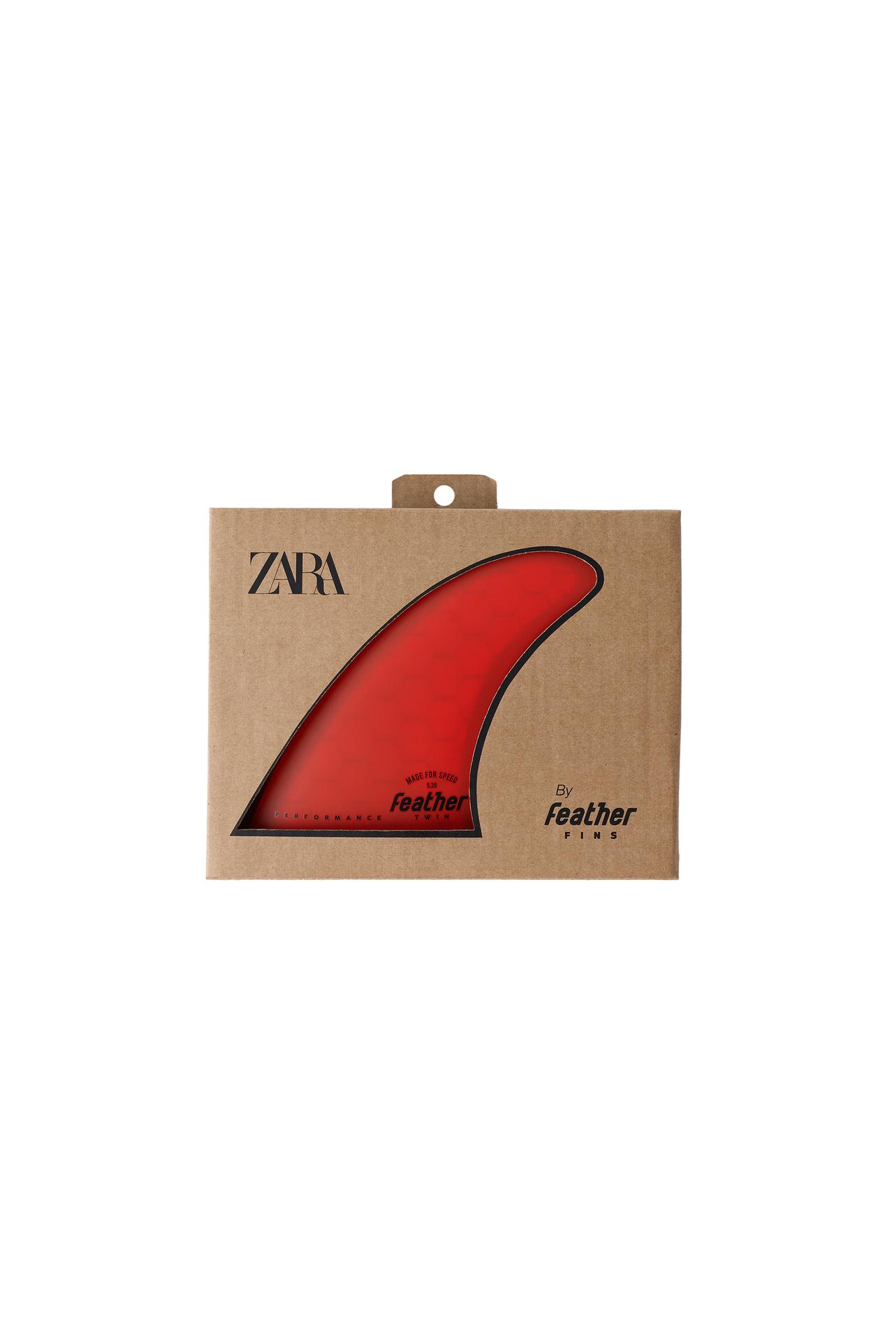ПЛАВНИКИ ДЛЯ СЕРФИНГА TWIN FIN FEATHER FINS ® X ZARA