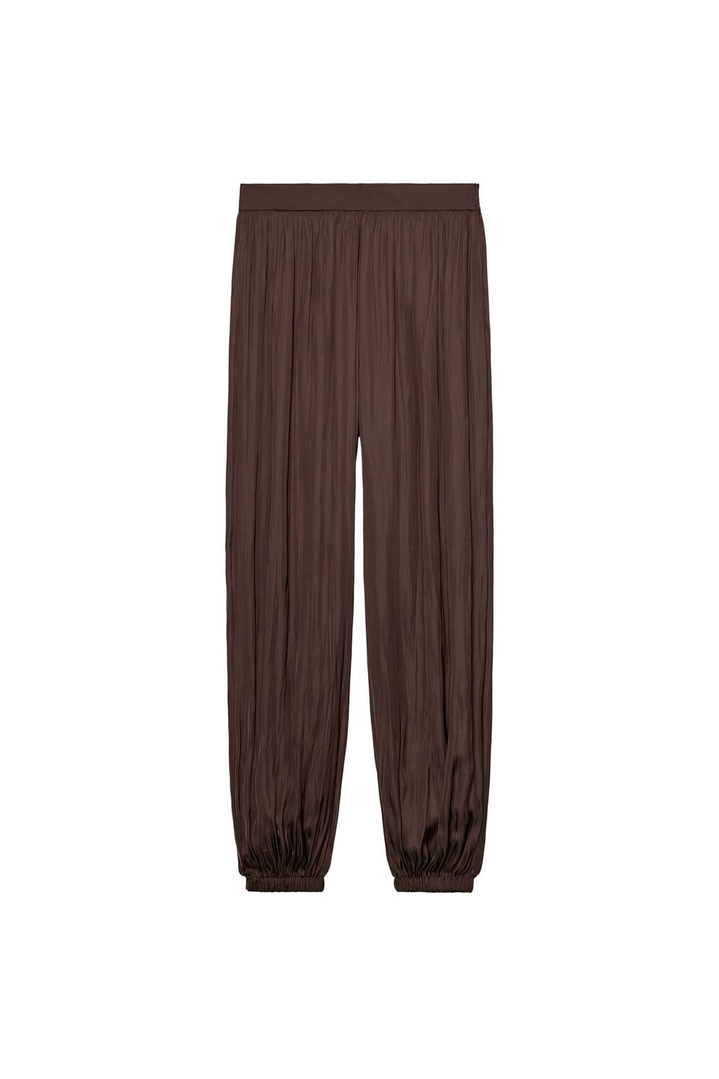 SATIN EFFECT BALLOON PANTS - image 3
