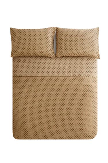 STRAWBERRY PERCALE DUVET COVER | KATHARINE POLE - Beige by Zara