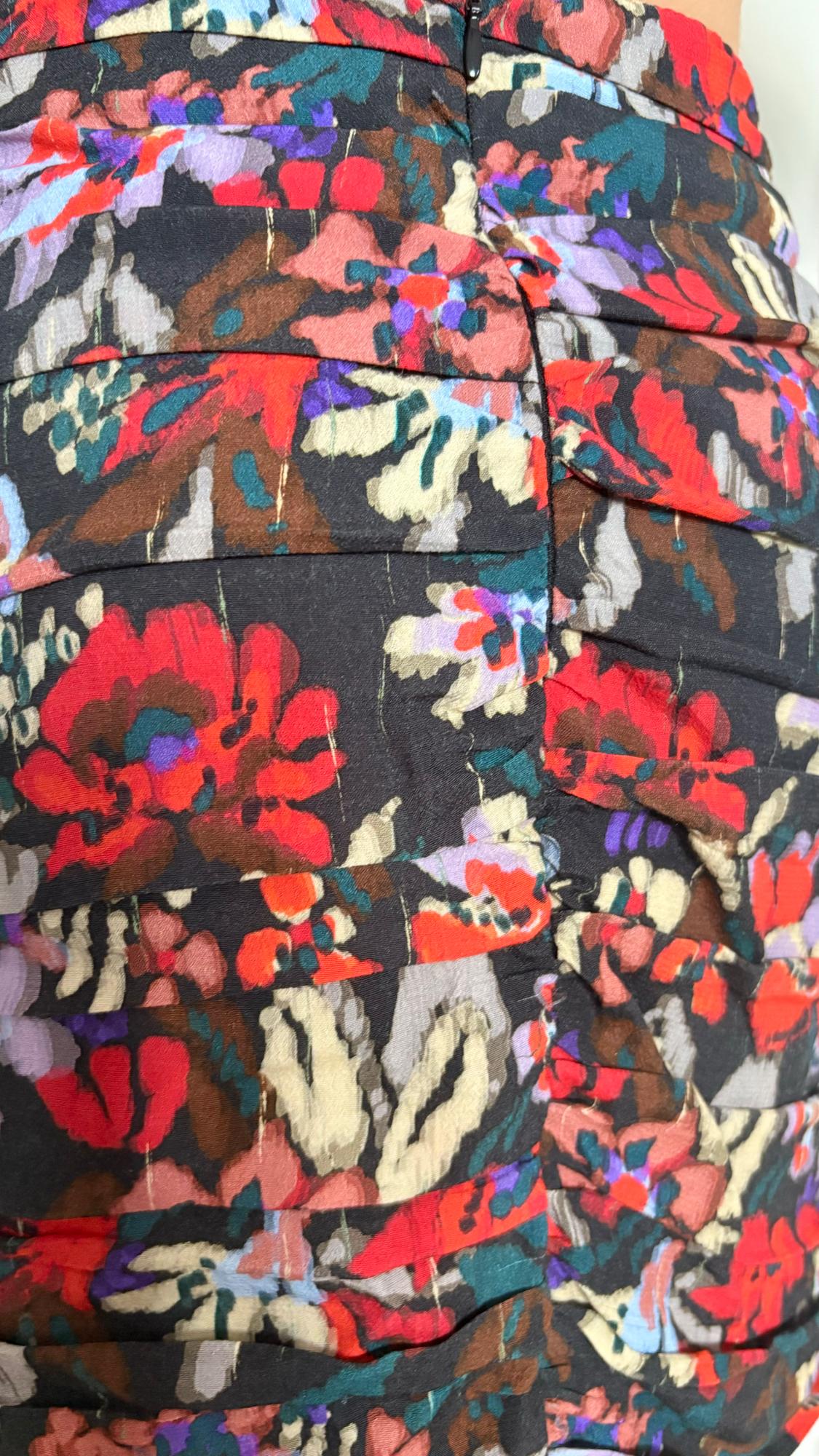 FLORAL PRINT MINI SKIRT - Image 3