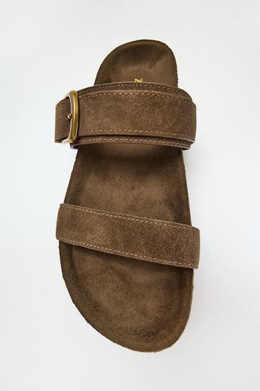 SANDALIA PLATAFORMA SERRAJE - Marrón de Zara