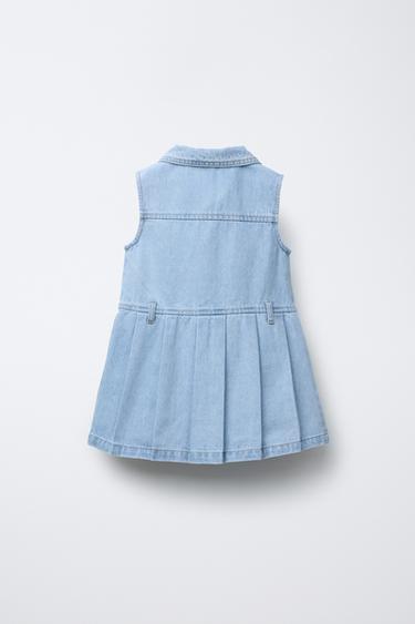 ROBE EN DENIM MINNIE MOUSE © DISNEY - Bleu clair de Zara - Image 1