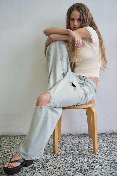 CORSETRY-INSPIRED KNIT TOP - Ecru by Zara - Image 2