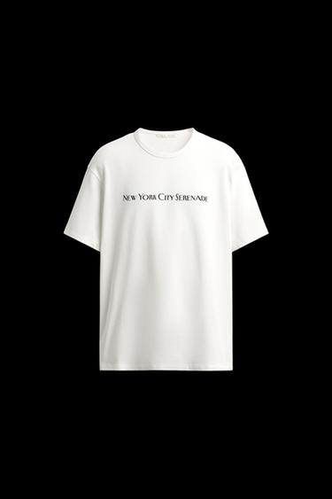 Zara BRUCE SPRINGSTEEN NEW YORK CITY SERENADE T-SHIRT - White