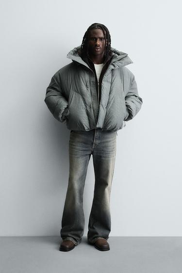 ボクシーフィットキルティングジャケットストーン0Zaraのボクシーフィットキルティングジャケット - ストーン - 画像 0