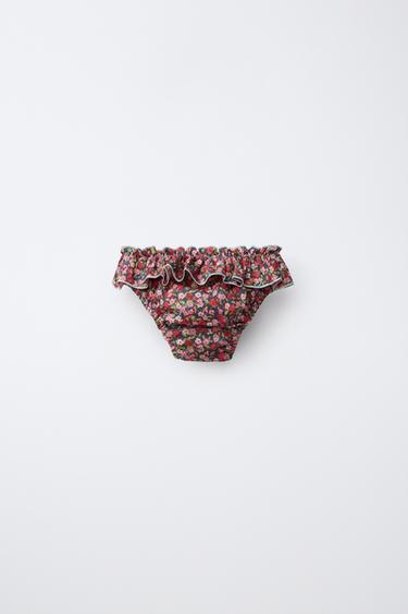 2-6 YEARS/ FLORAL SWIM BOTTOMS MADE WITH LIBERTY FABRIC — Pink 2