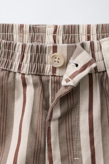 STRIPED BAGGY TROUSERS - Multicoloured by Zara - Image 2