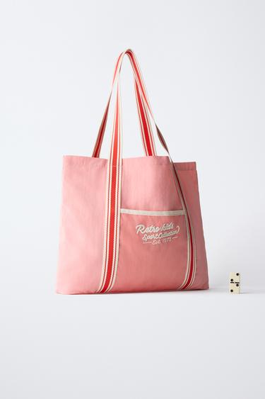 SAC SHOPPER RÉTRO - Rose de Zara - Image 5