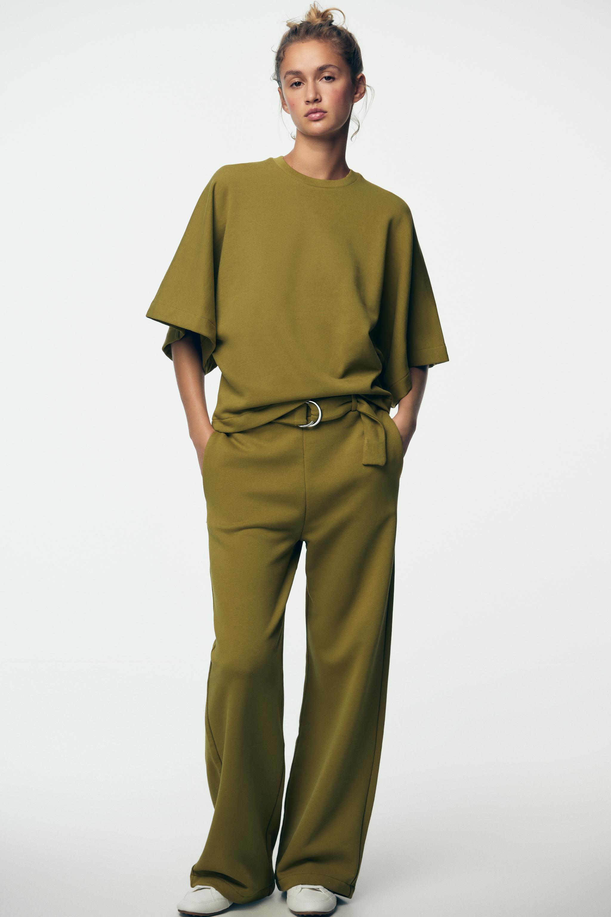レディースグリーンスウェットシャツ | ZARA 日本