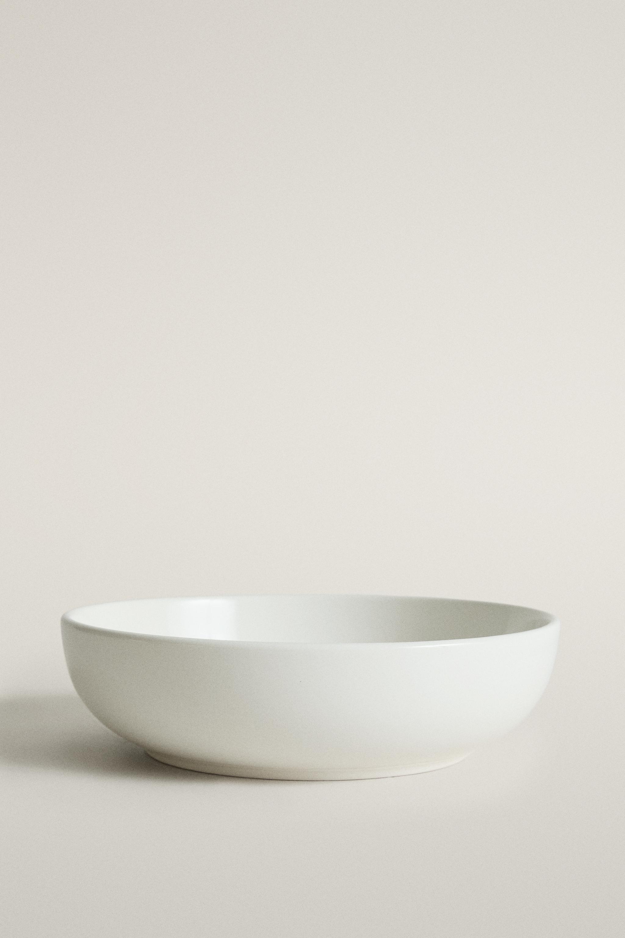 ASSIETTE CREUSE GRÈS