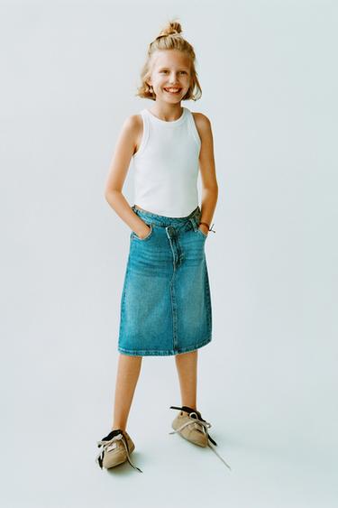 تيشرت RIB سباحة - أبيض الخاص بـ Zara