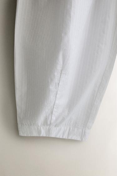 COTTON TROUSERS - Oyster-white by Zara - Image 2