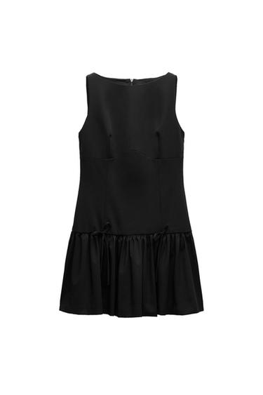 SHORT DRESS WITH BOWS