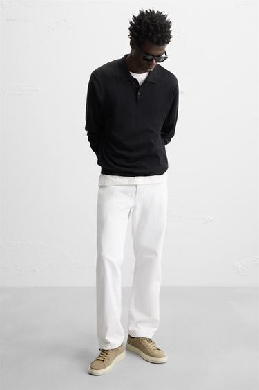 BASKET EN CUIR - Beige de Zara - Image 1