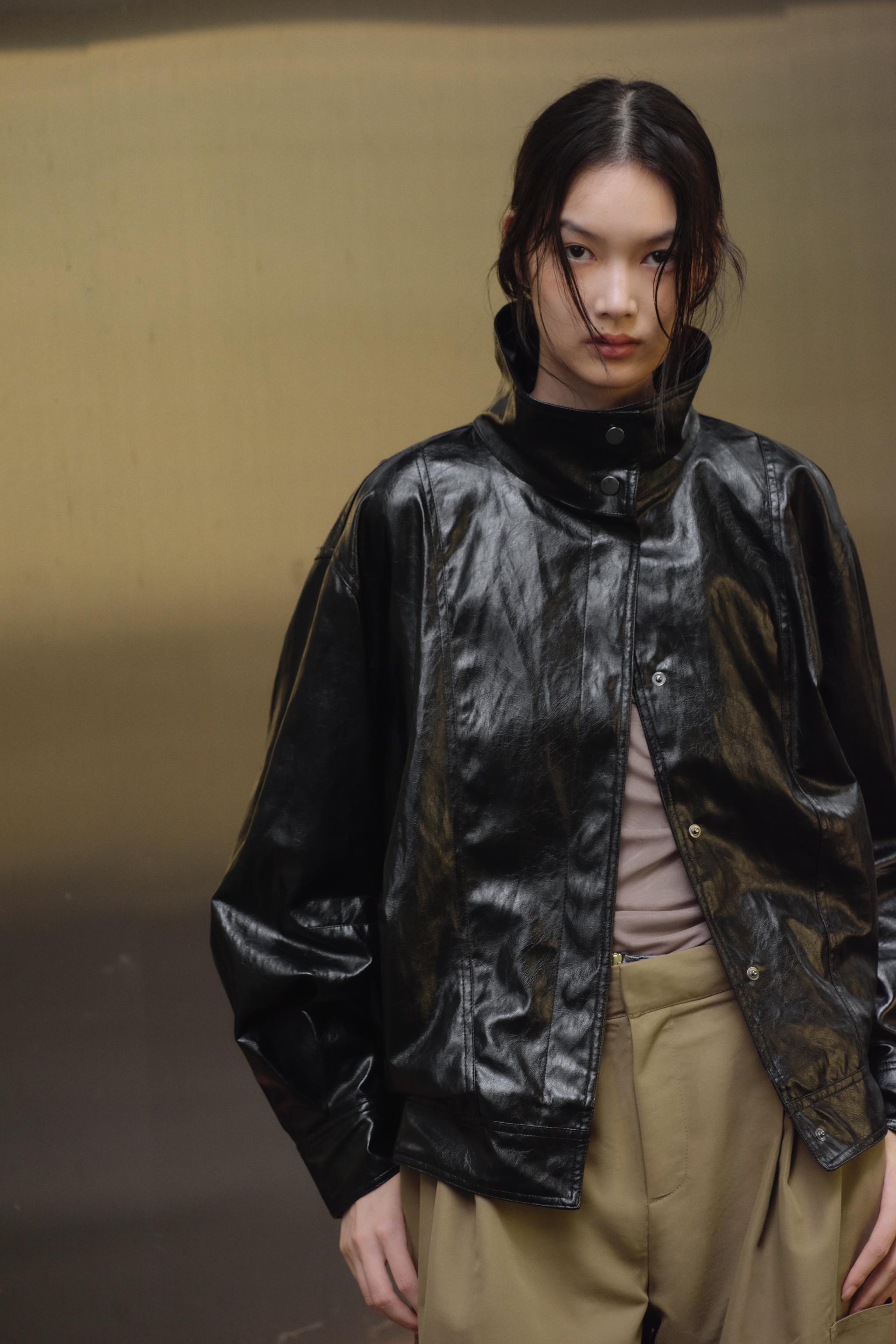 ぴょなちゃん着用ZARAボンバージャケット ZARA - ZARA ZW COLLECTION ショート ボンバージャケット M