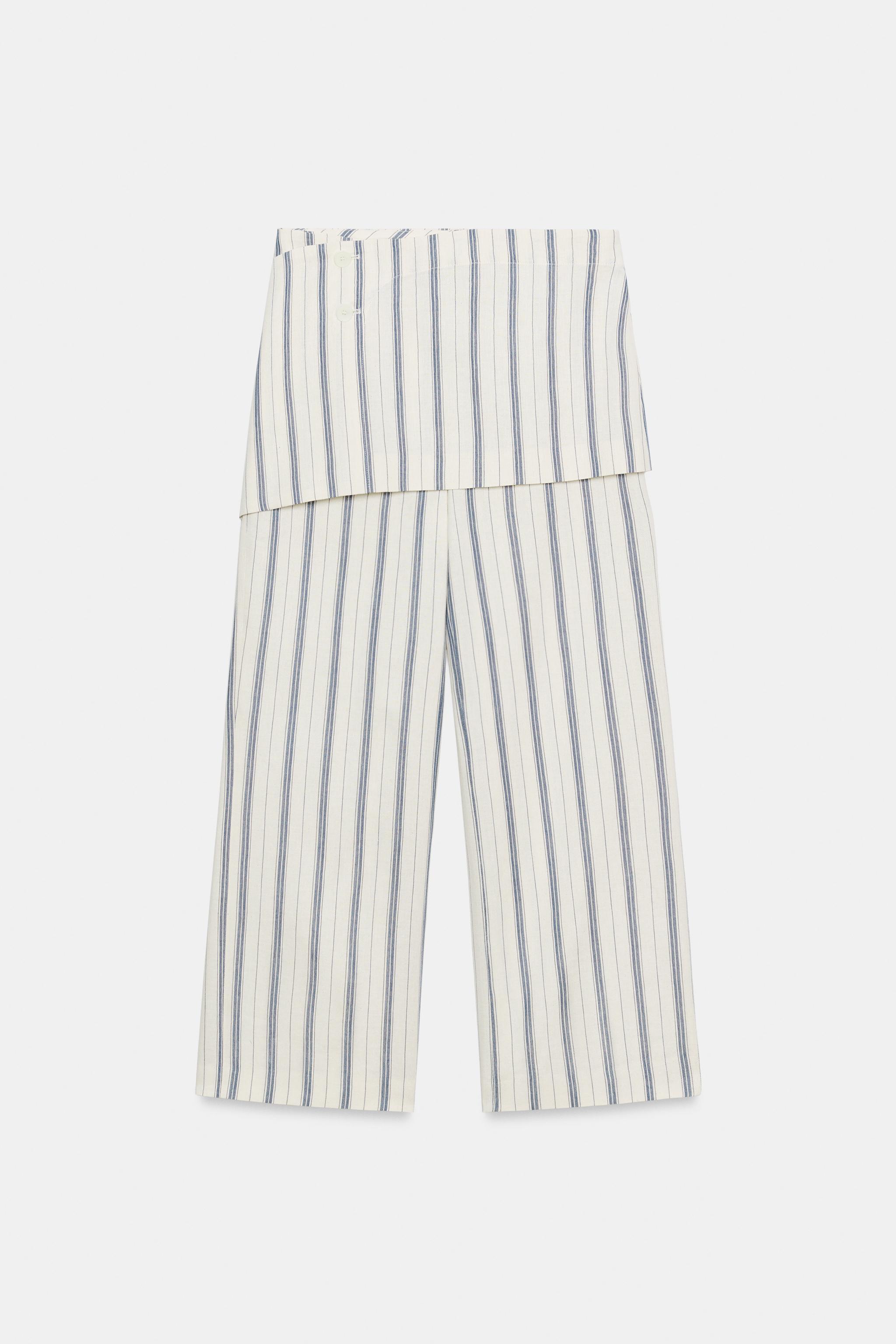 ZW COLLECTION STRIPED PAREO PANTS
